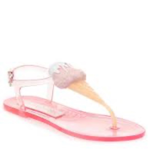 Katy Perry Collections Shoes - Katy Perry, iconic, ice cream cone, pink jelly, sandals